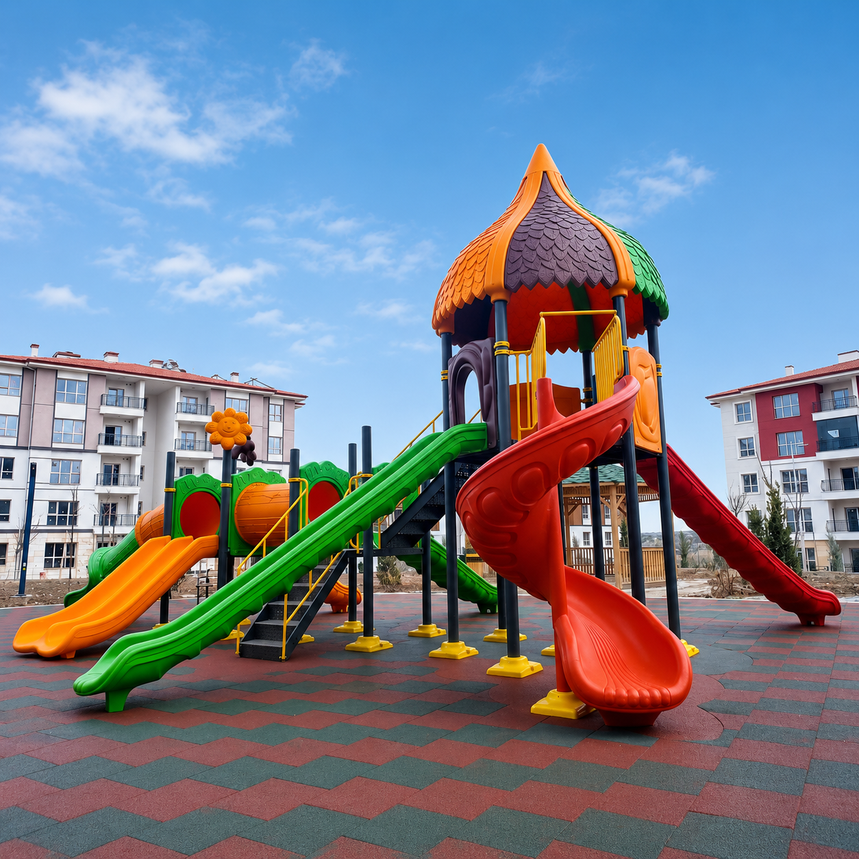 TEBER Park Peyzaj - çocuk oyun grubu projesi