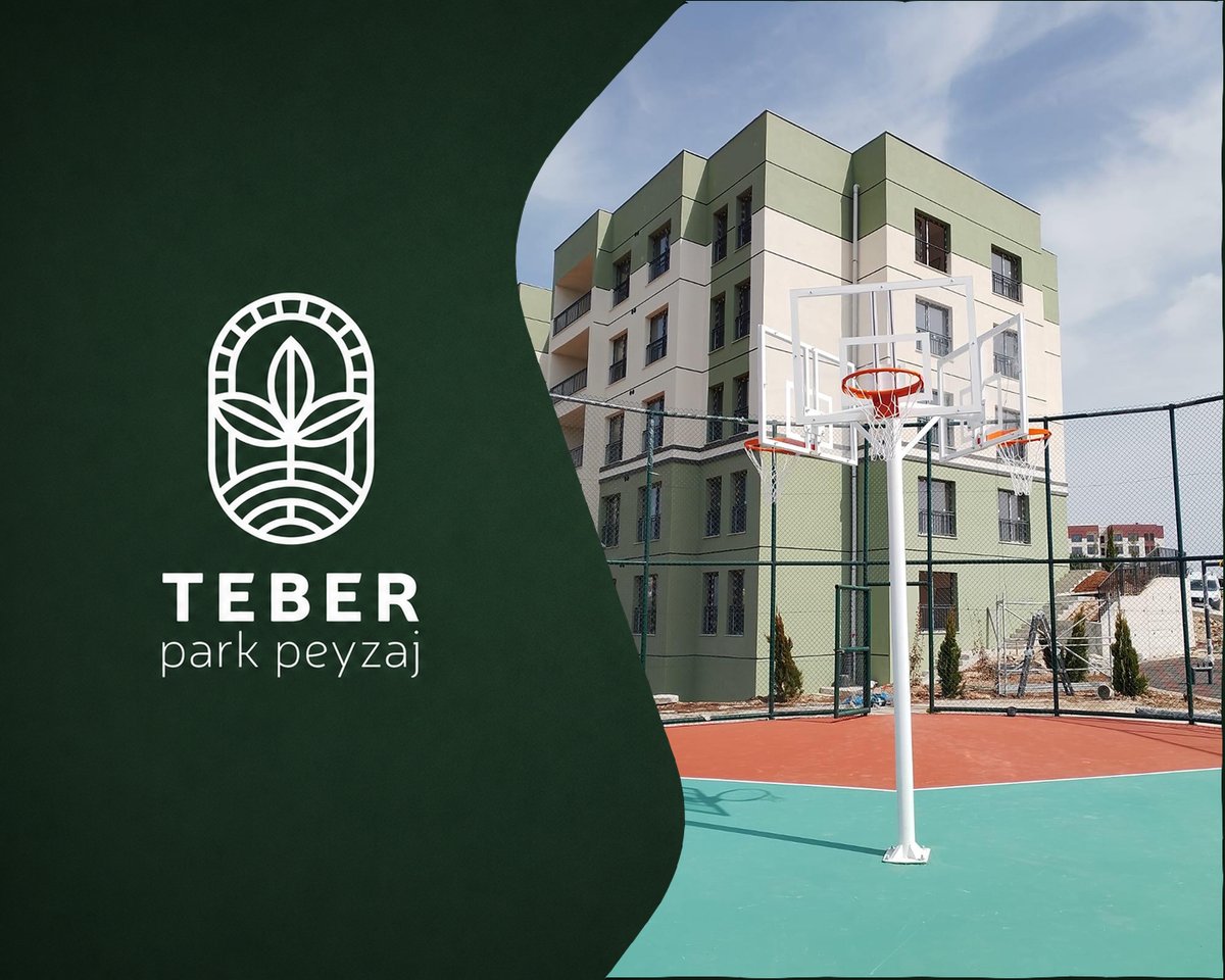 Spor Sahaları Uygulamaları - TEBER Park Peyzaj tamamlanmış proje