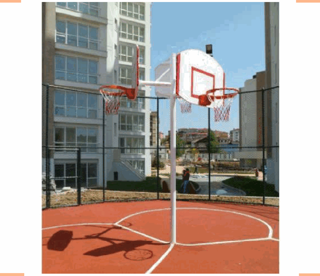 BF-03 3 Yönlü Fiber Panyalı Basket Potası