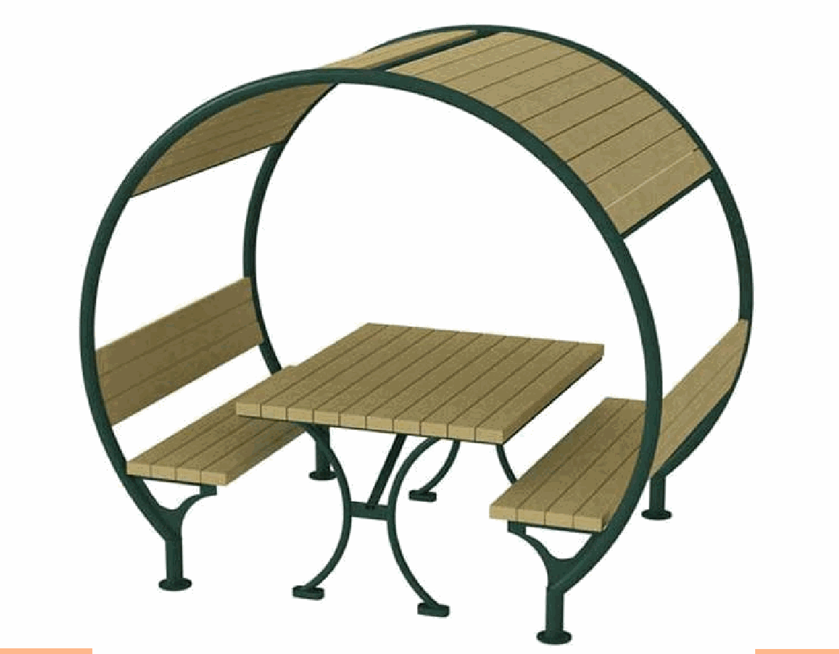 CM-06 Çatılı Piknik Masası