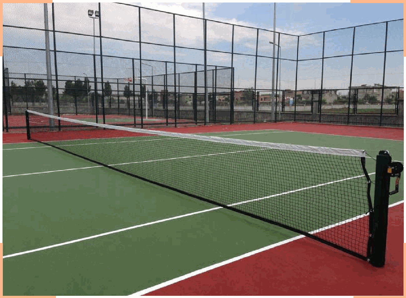 TD-01 Çelik Tenis Direği