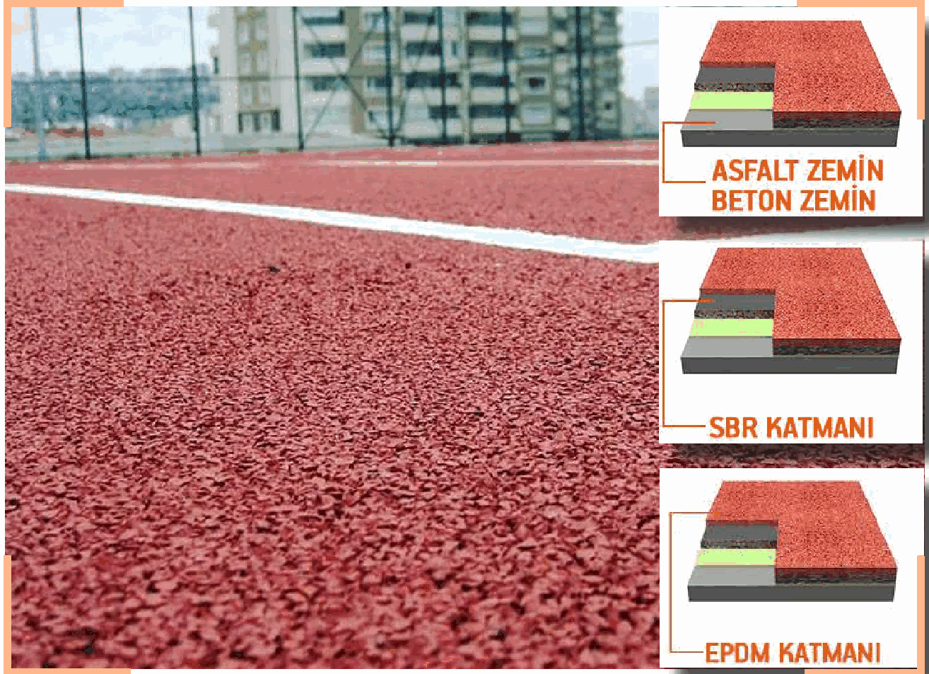 ZK-01 Tartan (Epdm) Zemi̇n Kaplama